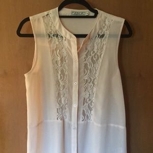 Light pink tank blouse